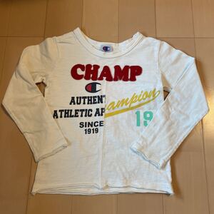 送料込み　チャンピオン　Champion ロンT 長袖Tシャツ　白　ホワイト　110cm 送料無料