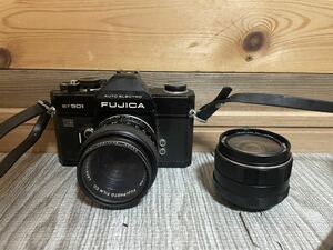 FUJICA ST901 FUJINON f1.8 55mm takumar f3.5 28 動作未確認ジャンク フィルムカメラ レンズ 