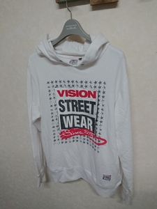 VISION STREET WEAR ビッグロゴパーカー M 