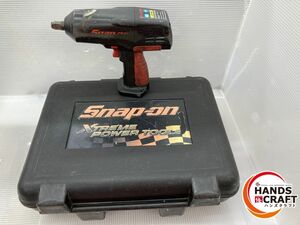 ◇【ジャンク扱い】スナップオン CTJ3850 インパクトレンチ 18V 13mm 本体のみ 動作未確認 ケース留め具片方欠品　【中古】