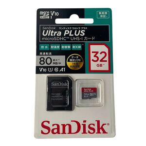 M-4523 ☆ 1円スタート ☆ サンディスク ウルトラプラス SDカード Ultra PLUS 32GB 未使用