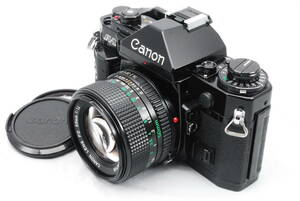 【意外と綺麗・シャッター鳴き無し】★キャノン・モルト新品交換済★ Canon A-1 #1046 + CANON LENS NEW FD 50㎜ f/1.4 #1026