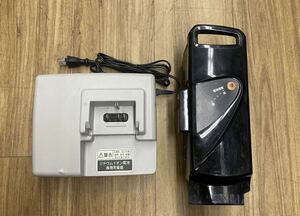 パナソニック電動自転車バッテリー Panasonic パナソニック NKY513B02B 中古 長押し5点灯 充電器セット