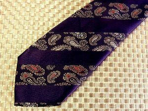 ♪30930C♪良品【刺繍 ペイズリー 花 柄】フォーマルタイ【FORMAL TIE】ネクタイ