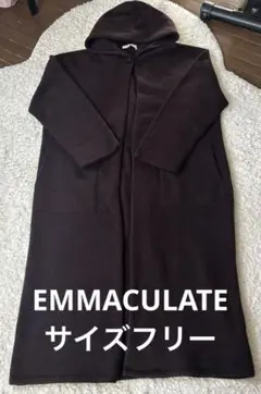 EMMACULATE エマキュレイト　フード付きロングカーディガン