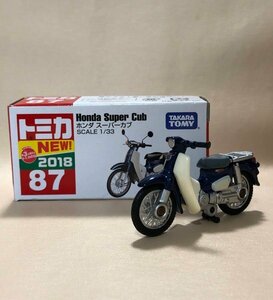 トミカ　ホンダ　スーパーカブ　No.87　2018　ミニカー　TOMICA　同梱可 HONDA SUPER CUB (Esevn_elf)