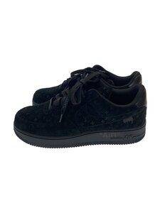 LOUIS VUITTON◆×Nike/Air Force 1 Low by Virgil Abloh/US9/BLK/1A9VD6