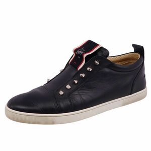 クリスチャンルブタン Christian Louboutin スニーカー スリッポン スタッズ スパイク シューズ 靴 メンズ 41 1/2 黒 cf06or-rm05e27990