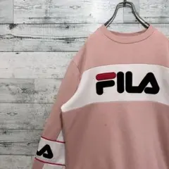 【フィラ】FILA 最高カラー ビッグロゴ レトロ 希少 スウェット