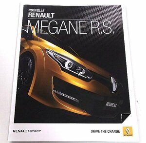 ★☆外車カタログ【RENAULT・MEGANE RS●ルノー・メガーヌ・ルノースポール】2015年☆★