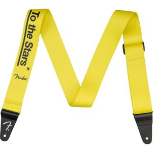 Fender Tom DeLonge To The Stars Strap, Graffiti Yellow ギター/ベース用ストラップ〈フェンダー〉