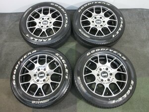 激安　ファブレス　ヴァローネ　MC-7　アルミホイールタイヤ4本SET　GY　215/60R17　109/107　23年製　ハイエース　売り切り