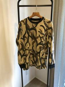 supreme tribal camo L/S tee size L シュプリーム トライバル カモフラージュ ミリタリー ロンT カモ柄 tan タン ナンバーナイン