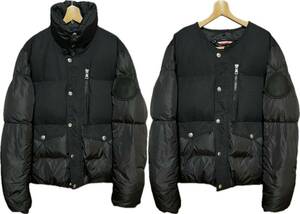 サイズ５　MONCLER/モンクレール クスコ CUZCO ミリタリー ダウンジャケット メンズ　 ブラック　国内正規品モンクレールジャパン 2way