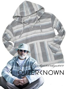 希少！ Outerknown アウターノウン LOST HORIZON　PONCHO ポンチョ メキシカン フード パーカー Ron Herman ロンハーマン取扱い