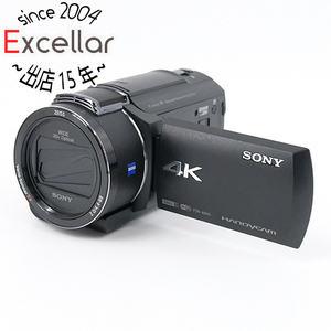 【中古】SONY製 デジタル4Kビデオカメラレコーダー FDR-AX45/B ブラック [管理:1050023501]