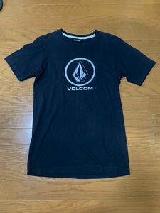 VOLCOM ボルコム Tシャツ　半袖　黒T プリント　ロゴ　シンプル ブラック 黒　サイズ S