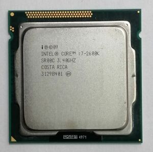 CPU Intel core i7 2600k 3.4Ghz