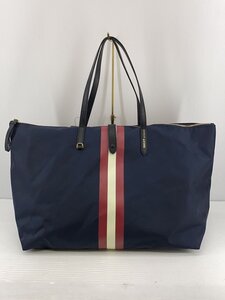 BALLY◆トートバッグ/ナイロン/NVY