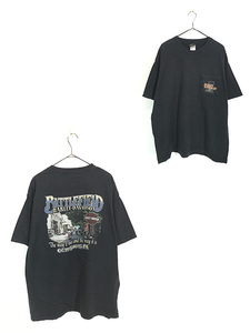 古着 00s USA製 HARLEY DAVIDSON 「No1」 バック グラフィック Tシャツ XL 古着