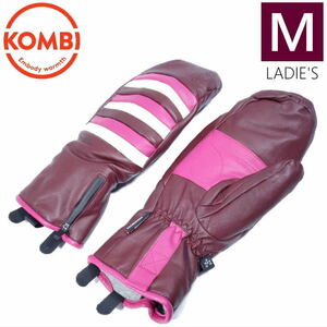 ◆20-21 KOMBI THE ONE WOMEN MITTEN カラー:TAWNY PORT Mサイズ コンビ スキー スノーボード