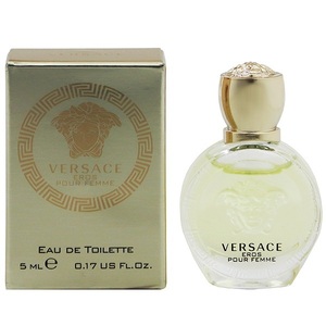 ヴェルサーチェ エロス プールフェム ミニ香水 EDT・BT 5ml 香水 フレグランス EROS POUR FEMME VERSACE 新品 未使用