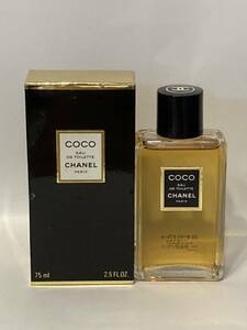 I4E325◆新品同様◆ シャネル CHANEL ココ COCO オードゥ トワレット EDT 香水 75ml