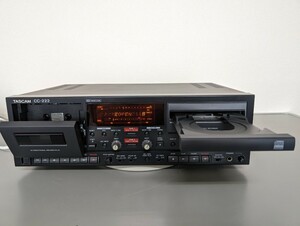 8800★ TASCAM CD カセットデッキ CC-222 タスカム 電源確認のみ 