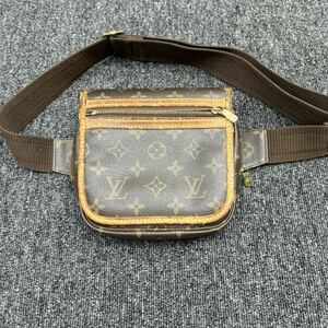 【1円出品】LOUIS VUITTON ルイヴィトン モノグラム バムバック ボスフォールM40108ボディバッグ ショルダーバッグ ブラウンシリアルSP0086