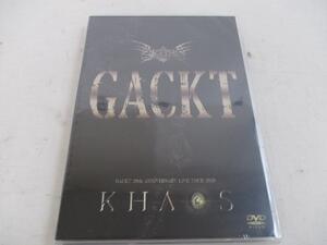 【同梱可】未開封 Gackt DVD 20th ANNIVERSARY LIVE TOUR 2020 KHAOS LIVE