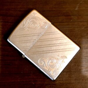 【侍】FLORENTINE フロレンティーン アラベスク シルバー色 2014年製 7月 ZIPPO ジッポー 着火確認済 20=305