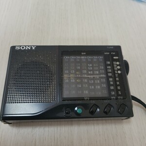  SONY ICF-SW22 9BANDS 昭和レトロ 当時物 ポータブルラジオ(コンパクト)