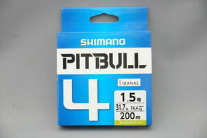 即決!!シマノ★ピットブル4 1.5号 200ｍ★新品 SHIMANO PITBULL