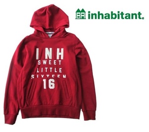 送料無料◆新品◆インハビタント inhabitant 16 HOODIE パーカー◆(S)◆日本サイズ(M)相当◆IH552KT22-BO