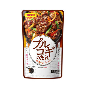 プルコギのたれ 本格韓国焼肉 甘口醤油味 日本食研 100ｇ ２～３人前/6924ｘ１袋/送料無料