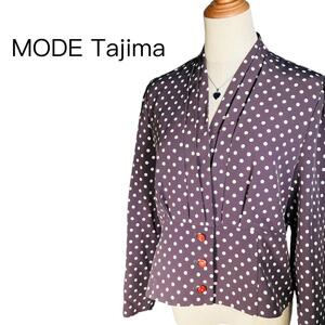 NS00173 Mode Tajima モードタジマ レディースジャケット ドット柄【13】