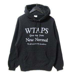 WTAPS ダブルタップス プルオーバーパーカー 202ATDT-HP02S 20AW NEW NORMAL コットン フーディ 日本製 ブラック 黒 3 27108452