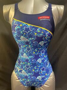 b7621 【美品】 KONAMI コナミスポーツクラブ指定水着 女子 MIZUNO ミズノ 競泳水着 スイミングスクール Sサイズ