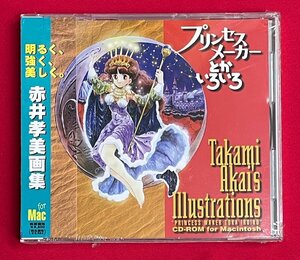 CD-ROM／Macintosh プリンセスメーカーとかいろいろ 赤井孝美画集 ガイナックス 未開封品 当時モノ 希少　D1962