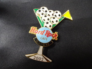 ★HRC Hard Rock CAFE/ハードロックカフェ 2002 NAGOYA 名古屋 サッカー soccer ピンズ/ピンバッジ PIN グッズ ピン