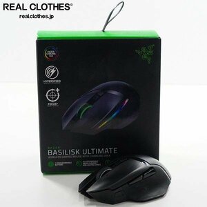 RAZER/レーザー RZ01-03170100-R3A1 BASILISK ULTIMATE/バジリスクアルティメット ワイヤレス ゲーミングマウス 動作確認済み /000