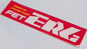 JDM FET ERG sticker decal　ステッカー旧車