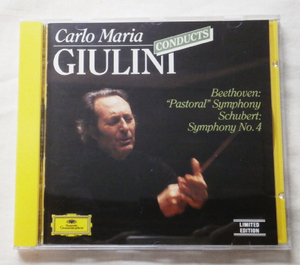 CD GIULINI ジュリーニ Beethoven Schubert ベートーヴェン シューベルト Grammophon グラモフォン