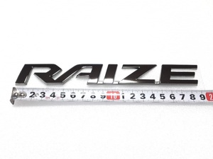 送料無料【特価51%OFF】Grazio&Co. グラージオ RAIZE ライズ ブラッククローム エンブレム A200A A210A トヨタ純正 バックゲート ロゴ 新品