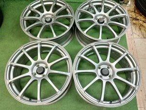 アドバンレーシングRS/18インチホイール4本　18X7.5J　4H　PCD100　OFF42　上尾