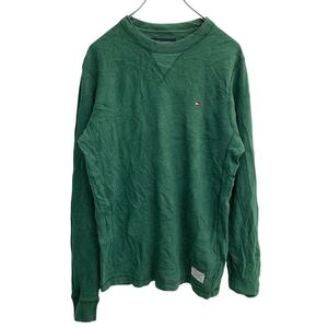 TOMMY HILFIGER 長袖Tシャツ XSサイズ トミーヒルフィガー グリーン 古着卸 アメリカ仕入 t2201-4389