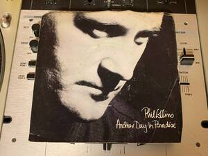 PHIL COLLINS ♪ANOTHER DAY IN PARADISE 7インチ 45