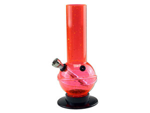 [レッド] ACRYL BONG アクリル ボング バブル 水パイプ カンナビスカップ high times ハイタイムズ 喫煙具 タバコ thc マリファナ 大麻