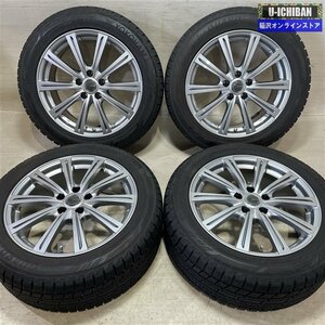 アルファード ヴェルファイア 等 MILLOUS 8-18+43 5H114.3 ヨコハマ IG60 235/50R18 18インチ スタッドレス 4本セット 009