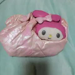 希少　My Melody　マイメロディ　マスコット　付き　ポーチ　ぬいぐるみ